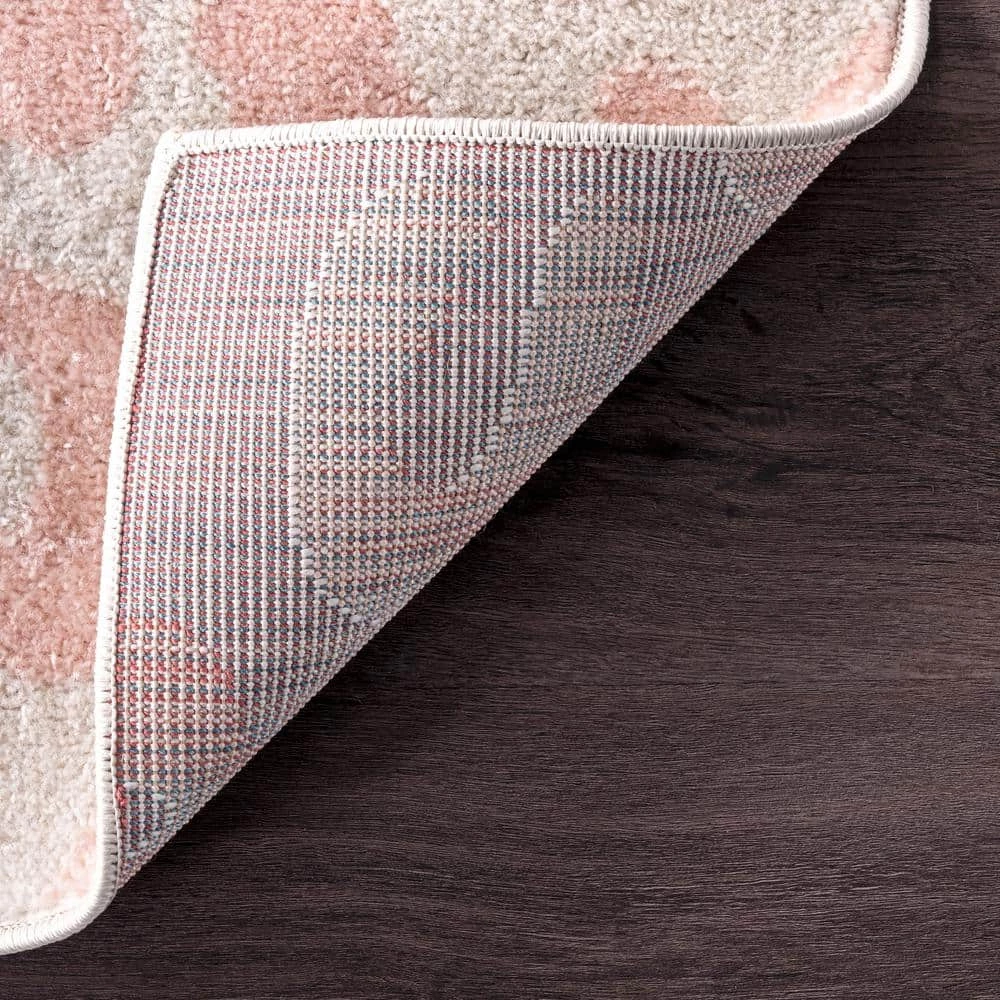 Sebastian Leopard Print Baby Pink 5 ft. x 7 ft. 5 in. Indoor Area Rug by nuLOOM 3 Sebastian Leopard Print Baby Pink 5 ft. x 7 ft. 5 in. Indoor Area Rug by nuLOOM - Image 3