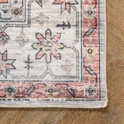 Banks Machine Washable Faded Vintage Beige 8 ft. x 10 ft. Indoor Area Rug by nuLOOM 20 Banks Machine Washable Faded Vintage Beige 8 ft. x 10 ft. Indoor Area Rug by nuLOOM -nuLOOM Sales Store beige nuloom area rugs birv06a 8010 44 1000