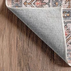 Finley Machine Washable Vintage Distressed Beige 8 ft. x 10 ft. Indoor Area Rug by nuLOOM -nuLOOM Sales Store beige nuloom area rugs birv44c 8010 66 1000