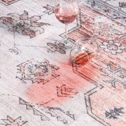 Finley Machine Washable Vintage Distressed Beige 8 ft. x 10 ft. Indoor Area Rug by nuLOOM -nuLOOM Sales Store beige nuloom area rugs birv44c 8010 76 1000