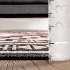 Leighton Machine Washable Southwestern Medallion Beige 8 ft. x 10 ft. Indoor Area Rug by nuLOOM -nuLOOM Sales Store beige nuloom area rugs birv55a 8010 1d 1000