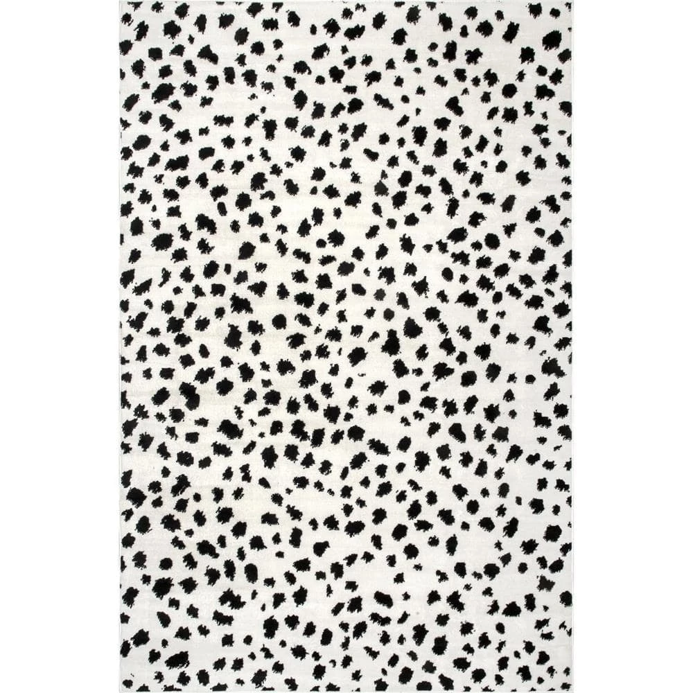 Brooks Leopard Print Beige 8 ft. x 10 ft. Indoor Area Rug by nuLOOM 1 Brooks Leopard Print Beige 8 ft. x 10 ft. Indoor Area Rug by nuLOOM