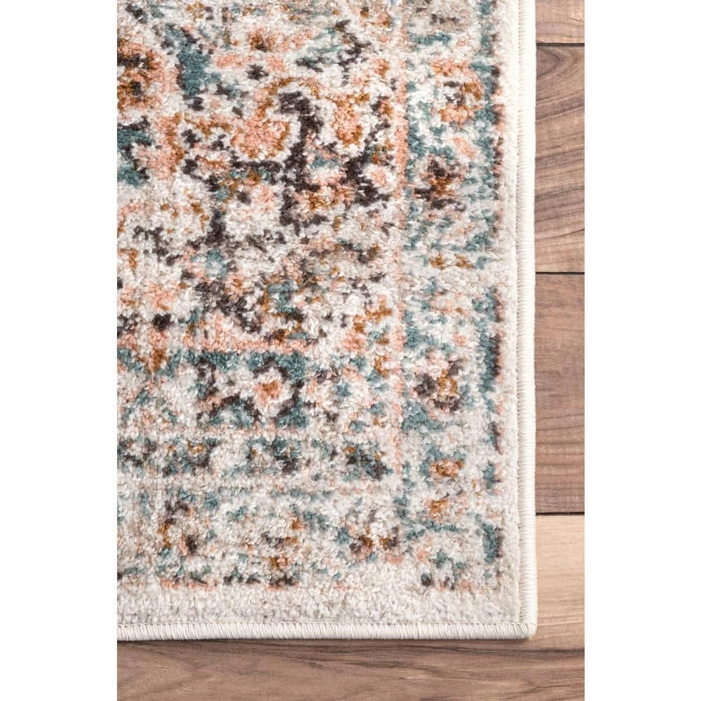 Helios Distressed Beige 12 ft. x 15 ft. Area Rug by nuLOOM 4 Helios Distressed Beige 12 ft. x 15 ft. Area Rug by nuLOOM - Image 4