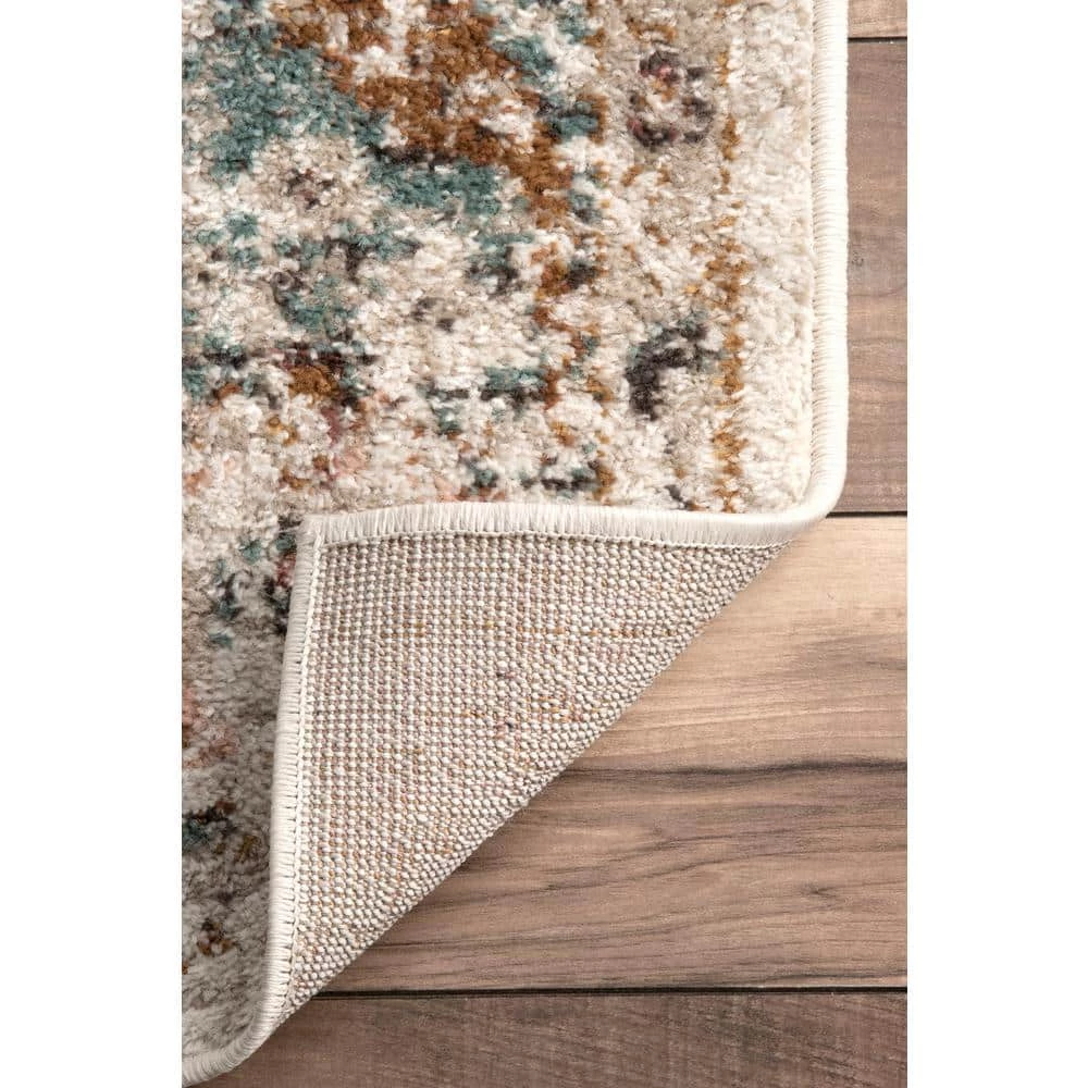 Cecil Vintage Floral Beige 12 ft. x 15 ft. Area Rug by nuLOOM 6 Cecil Vintage Floral Beige 12 ft. x 15 ft. Area Rug by nuLOOM - Image 6