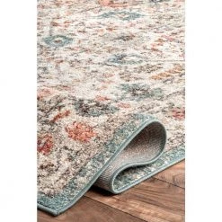 Lenore Vintage Floral Beige 8 ft. x 10 ft. Area Rug by nuLOOM -nuLOOM Sales Store beige nuloom area rugs grws03a 8010 40 1000
