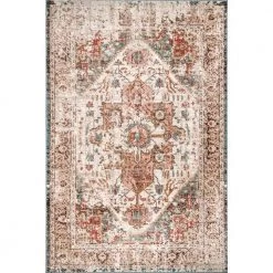 Shane Persian Vintage Beige 9 ft. x 12 ft. Area Rug by nuLOOM