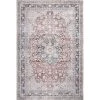 Paulina Beige 8 ft. x 10 ft. Machine Washable Traditional Floral Medallion Indoor Area Rug by nuLOOM