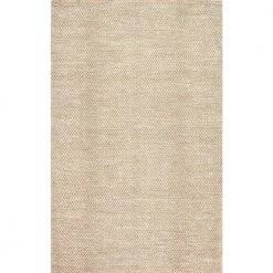 Wisniewski Solid Beige 10 ft. x 14 ft. Area Rug by nuLOOM