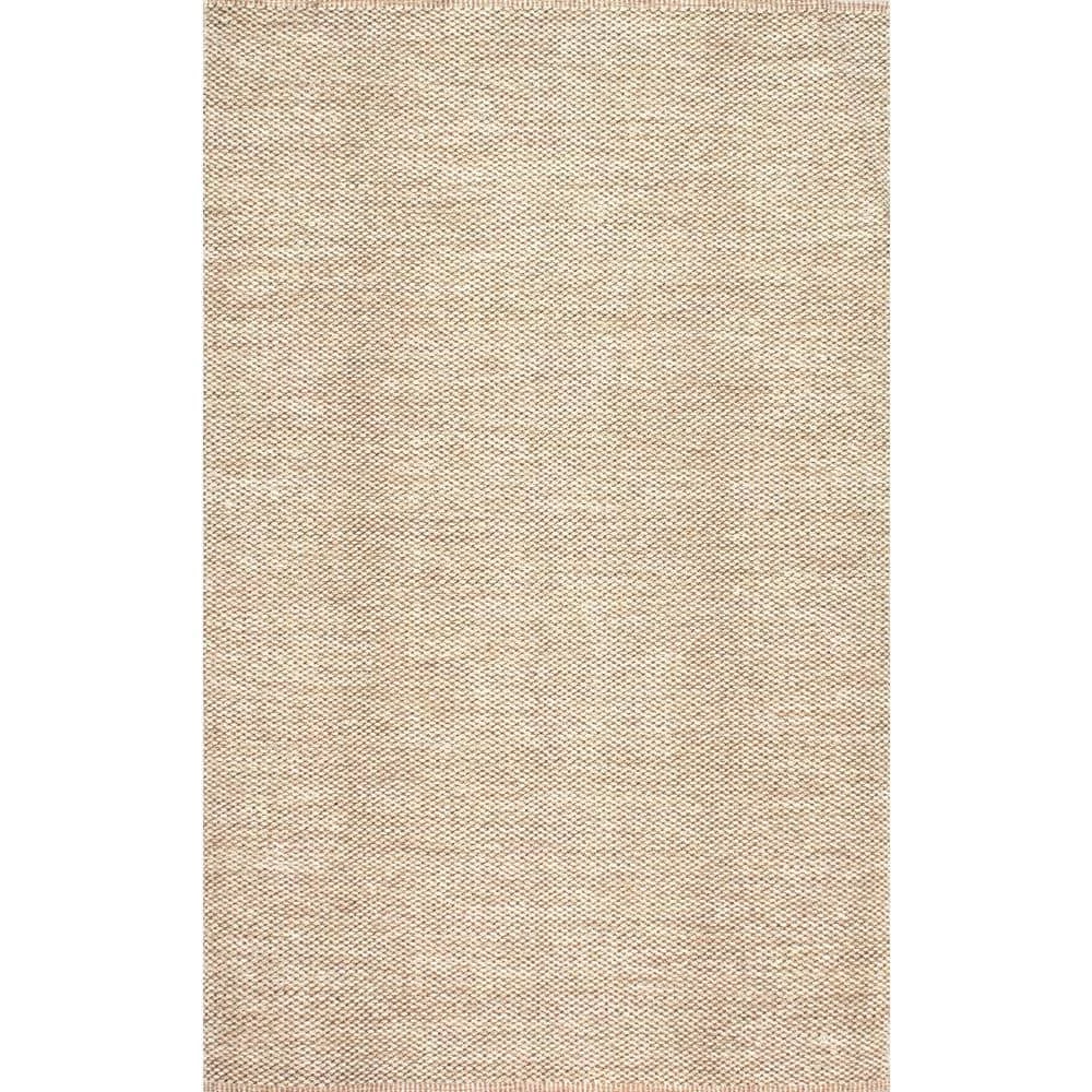 Wisniewski Solid Beige 10 ft. x 14 ft. Area Rug by nuLOOM 1 Wisniewski Solid Beige 10 ft. x 14 ft. Area Rug by nuLOOM