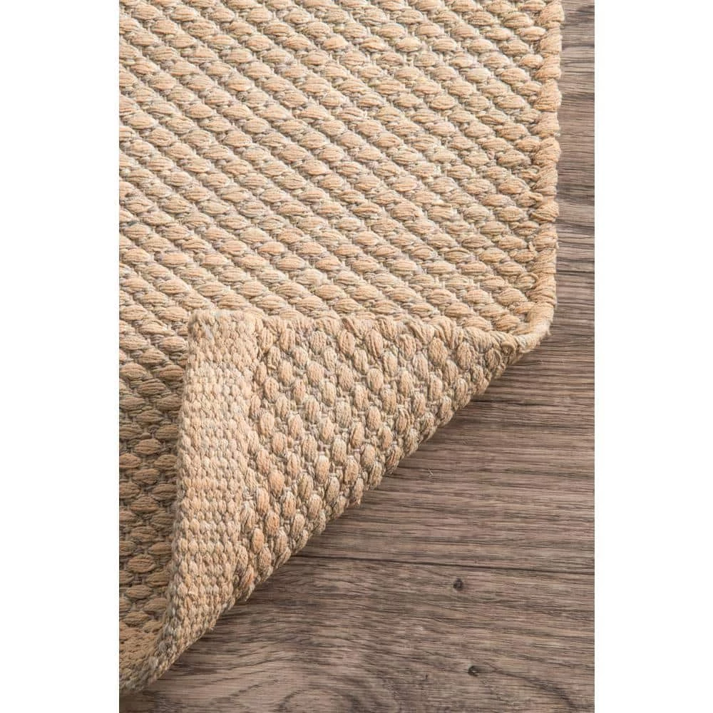 Wisniewski Solid Beige 10 ft. x 14 ft. Area Rug by nuLOOM 7 Wisniewski Solid Beige 10 ft. x 14 ft. Area Rug by nuLOOM - Image 7