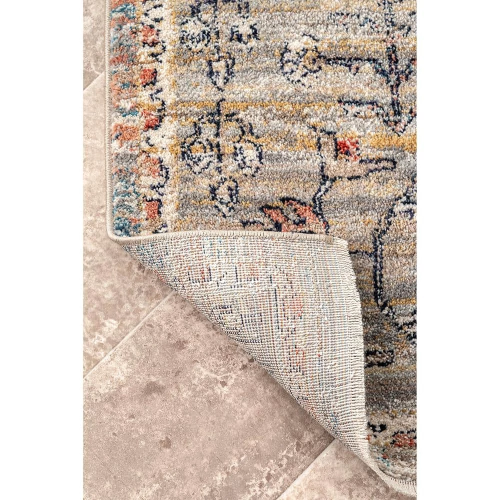 Marley Cardinal Cartouche Beige 8 ft. x 10 ft. Area Rug by nuLOOM 6 Marley Cardinal Cartouche Beige 8 ft. x 10 ft. Area Rug by nuLOOM - Image 6
