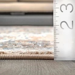 Vintage Medallion Thea Beige 10 ft. x 14 ft. Indoor Area Rug by nuLOOM -nuLOOM Sales Store beige nuloom area rugs lpcy01a 10014 fa 1000