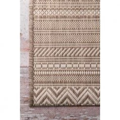 Erlinda Tribal Beige 8 ft. x 11 ft. Indoor/Outdoor Area Rug by nuLOOM 14 Erlinda Tribal Beige 8 ft. x 11 ft. Indoor/Outdoor Area Rug by nuLOOM -nuLOOM Sales Store beige nuloom outdoor rugs owdn21a 760109 66 1000