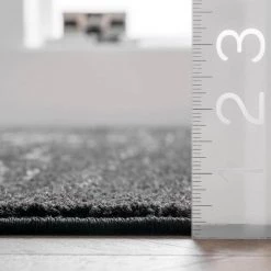 Arlena Distressed Persian Medallion Black 8 ft. x 10 ft. Area Rug by nuLOOM -nuLOOM Sales Store black nuloom area rugs bdsm12b 76096 fa 1000