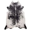 Halina Faux Cowhide Black 6 ft. x 8 ft. Shaped Rug by nuLOOM