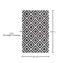 Kellee Contemporary Black 9 ft. x 12 ft. Area Rug by nuLOOM 18 Kellee Contemporary Black 9 ft. x 12 ft. Area Rug by nuLOOM -nuLOOM Sales Store black nuloom area rugs mtvs174a 9012 76 1000