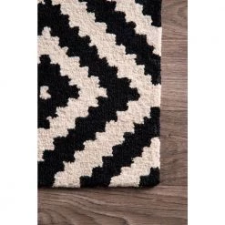 Kellee Contemporary Black 9 ft. x 12 ft. Area Rug by nuLOOM 16 Kellee Contemporary Black 9 ft. x 12 ft. Area Rug by nuLOOM -nuLOOM Sales Store black nuloom area rugs mtvs174a 9012 77 1000