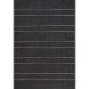 Alaina Casual Stripes Black 8 ft. x 11 ft. Indoor/Outdoor Area Rug by nuLOOM