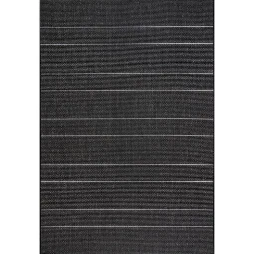 Alaina Casual Stripes Black 8 ft. x 11 ft. Indoor/Outdoor Area Rug by nuLOOM 4 Alaina Casual Stripes Black 8 ft. x 11 ft. Indoor/Outdoor Area Rug by nuLOOM -nuLOOM Sales Store black nuloom outdoor rugs owdn27b 760109 64 1000