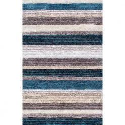 Drey Ombre Shag Blue Multi 9 ft. x 12 ft. Area Rug by nuLOOM