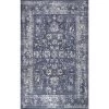 Emma Floral Blue 8 ft. x 10 ft. Area Rug by nuLOOM