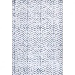 Rosanne Blue 5 ft. x 8 ft. Machine Washable Geometric Indoor Area Rug by nuLOOM