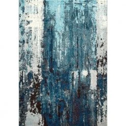 Haydee Abstract Blue 10 ft. x 13 ft. Area Rug by nuLOOM