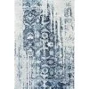 Ernestina Distressed Flourish Blue 9 ft. x 12 ft. Area Rug by nuLOOM