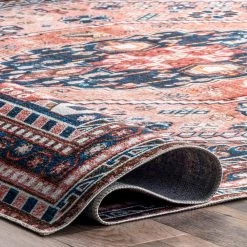Nevaeh Machine Washable Bohemian Medallion Blue 8 ft. x 10 ft. Indoor Area Rug by nuLOOM 19 Nevaeh Machine Washable Bohemian Medallion Blue 8 ft. x 10 ft. Indoor Area Rug by nuLOOM -nuLOOM Sales Store blue nuloom area rugs hjau24a 8010 1f 1000