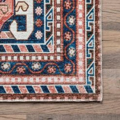 Nevaeh Machine Washable Bohemian Medallion Blue 8 ft. x 10 ft. Indoor Area Rug by nuLOOM 20 Nevaeh Machine Washable Bohemian Medallion Blue 8 ft. x 10 ft. Indoor Area Rug by nuLOOM -nuLOOM Sales Store blue nuloom area rugs hjau24a 8010 44 1000