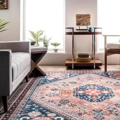 Nevaeh Machine Washable Bohemian Medallion Blue 8 ft. x 10 ft. Indoor Area Rug by nuLOOM 17 Nevaeh Machine Washable Bohemian Medallion Blue 8 ft. x 10 ft. Indoor Area Rug by nuLOOM -nuLOOM Sales Store blue nuloom area rugs hjau24a 8010 c3 1000