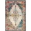 Casablanca Iris Fading Oriental Medallion Blue 10 ft. x 13 ft. Area Rug by nuLOOM