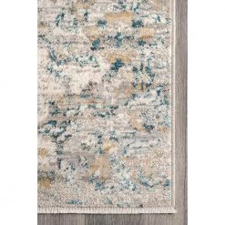 Alessandra Millifleur Medallion Blue 8 ft. x 10 ft. Area Rug by nuLOOM -nuLOOM Sales Store blue nuloom area rugs kkdl02a 8010 77 1000