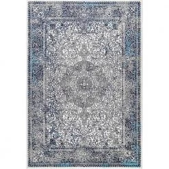 Delores Persian Blue 9 ft. x 12 ft. Area Rug by nuLOOM