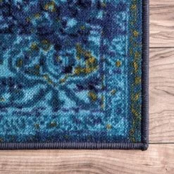Reiko Vintage Persian Blue 8 ft. x 10 ft. Area Rug by nuLOOM -nuLOOM Sales Store blue nuloom area rugs mcgz01c 8010 66 1000