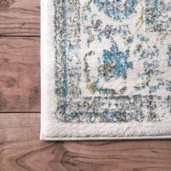 Verona Vintage Persian Blue 9 ft. x 12 ft. Area Rug by nuLOOM -nuLOOM Sales Store blue nuloom area rugs rzbd07a 9012 77 1000