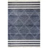 Roberge Coastal Diamond Striped Blue 5 ft. x 8 ft. Indoor/Outdoor Area Rug by nuLOOM