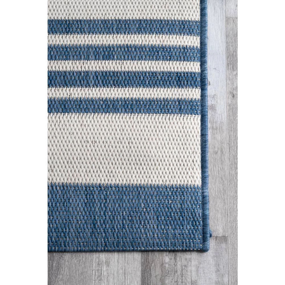 Outdoor Robin Blue 8 ft. 6 in. x 11 ft. Area Rug by nuLOOM 4 Outdoor Robin Blue 8 ft. 6 in. x 11 ft. Area Rug by nuLOOM - Image 4