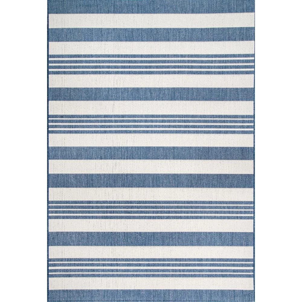 Outdoor Robin Blue 8 ft. 6 in. x 11 ft. Area Rug by nuLOOM 1 Outdoor Robin Blue 8 ft. 6 in. x 11 ft. Area Rug by nuLOOM