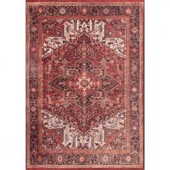 Shantelle Transitional Brick 6 ft. x 9 ft. Area Rug by nuLOOM