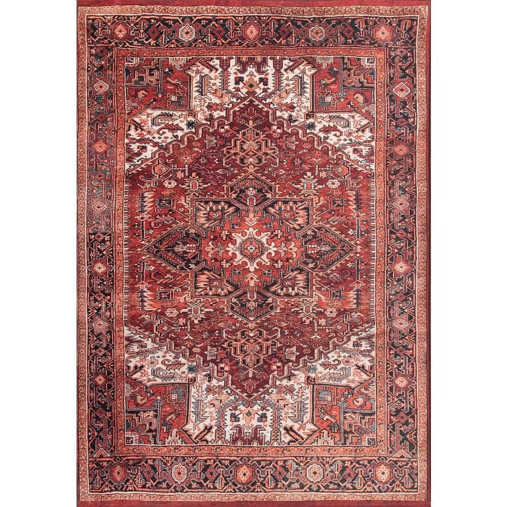 Shantelle Transitional Brick 6 ft. x 9 ft. Area Rug by nuLOOM 1 Shantelle Transitional Brick 6 ft. x 9 ft. Area Rug by nuLOOM