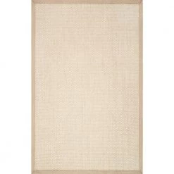 Elaine Bordered Sisal Chino 8 ft. x 10 ft. Area Rug by nuLOOM