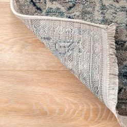 Ehtel Medallion Fringe Dark Blue 9 ft. x 12 ft. Area Rug by nuLOOM -nuLOOM Sales Store dark blue nuloom area rugs khtr15a 9012 fa 1000