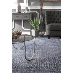 Reese Vintage Dark Blue 9 ft. x 12 ft. Area Rug by nuLOOM 10 Reese Vintage Dark Blue 9 ft. x 12 ft. Area Rug by nuLOOM -nuLOOM Sales Store dark blue nuloom area rugs mtcs01a 860116 40 1000