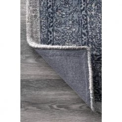 Reese Vintage Dark Blue 9 ft. x 12 ft. Area Rug by nuLOOM 13 Reese Vintage Dark Blue 9 ft. x 12 ft. Area Rug by nuLOOM -nuLOOM Sales Store dark blue nuloom area rugs mtcs01a 860116 66 1000