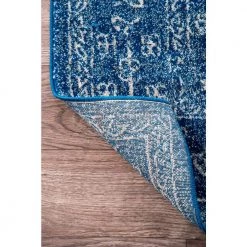 Waddell Vintage Dark Blue 9 ft. x 12 ft. Area Rug by nuLOOM 19 Waddell Vintage Dark Blue 9 ft. x 12 ft. Area Rug by nuLOOM -nuLOOM Sales Store dark blue nuloom area rugs rzbd22a 9012 4f 1000