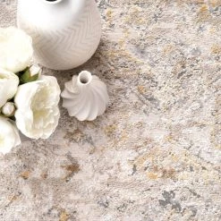 Vintage Speckled Shaunte Gold 10 ft. x 14 ft. Area Rug by nuLOOM -nuLOOM Sales Store gold nuloom area rugs cfdr05b 10014 4f 1000