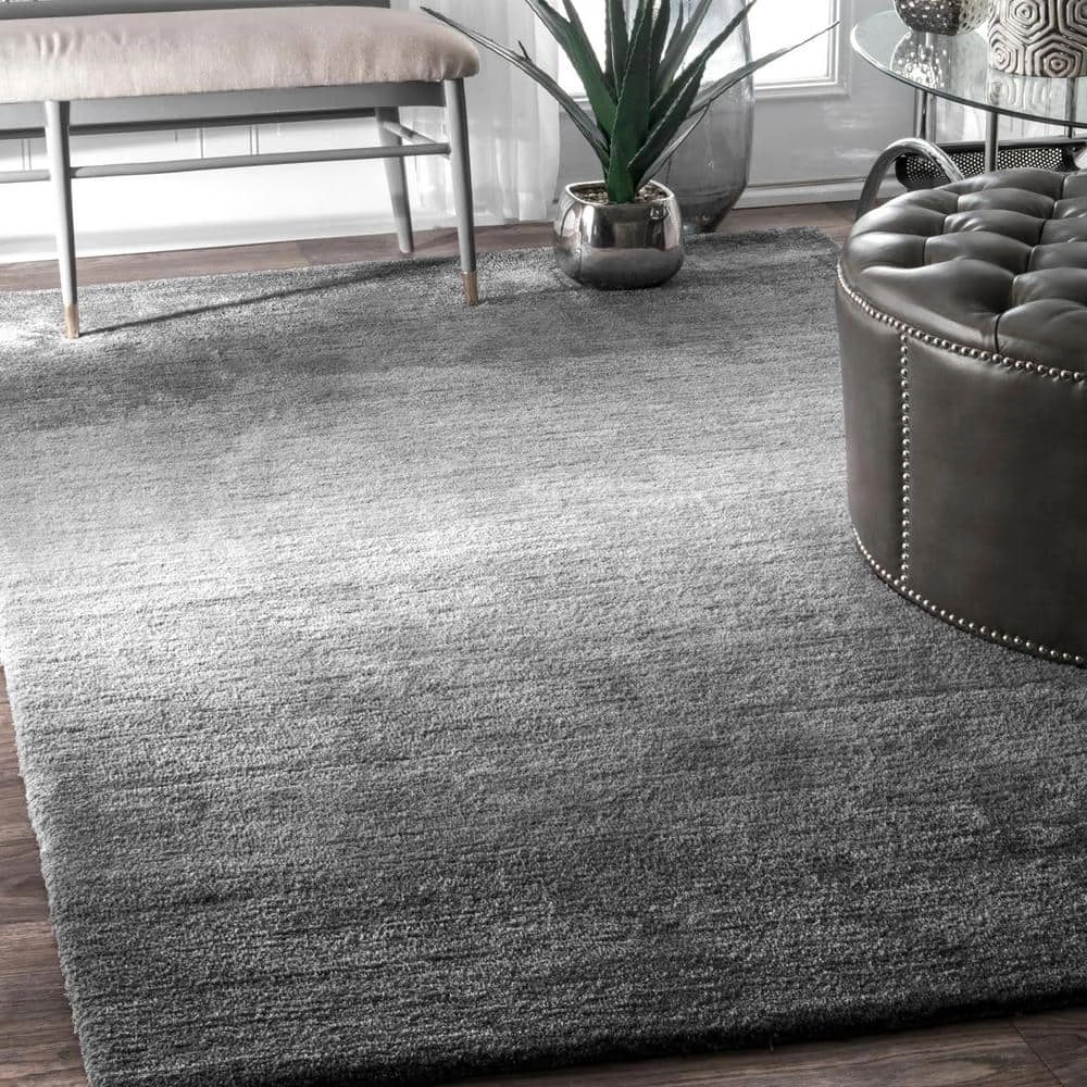 Bernatta Contemporary Ombre Gray 3 ft. x 8 ft. Runner Rug by nuLOOM 8 Bernatta Contemporary Ombre Gray 3 ft. x 8 ft. Runner Rug by nuLOOM - Image 8
