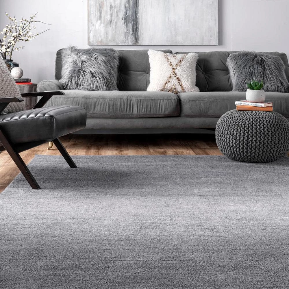 Bernatta Contemporary Ombre Gray 3 ft. x 8 ft. Runner Rug by nuLOOM 5 Bernatta Contemporary Ombre Gray 3 ft. x 8 ft. Runner Rug by nuLOOM - Image 5