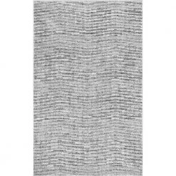 Sherill Modern Ripples Gray 8 ft. x 10 ft. Area Rug by nuLOOM